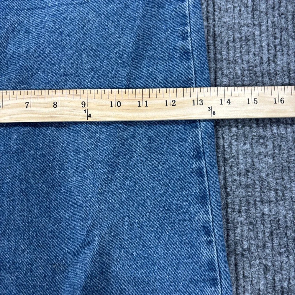 Wrangler Straight Leg Jeans Mens 40x32 Blue Premium Quality Comfort Stretch